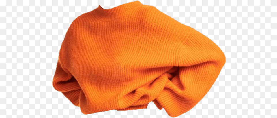 Aesthetic Orange Orangeaesthetic Sweater, Cap, Clothing, Hat, Knitwear Png Image