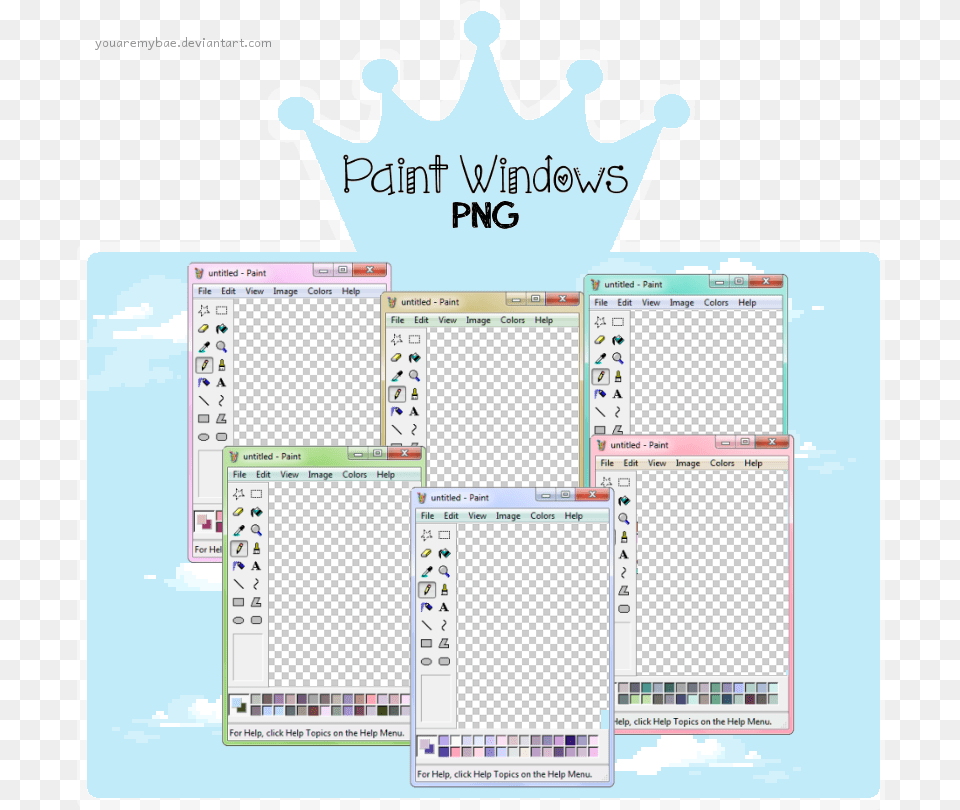 Aesthetic Pack Windows Paint Aesthetic, Page, Text, Calendar Png