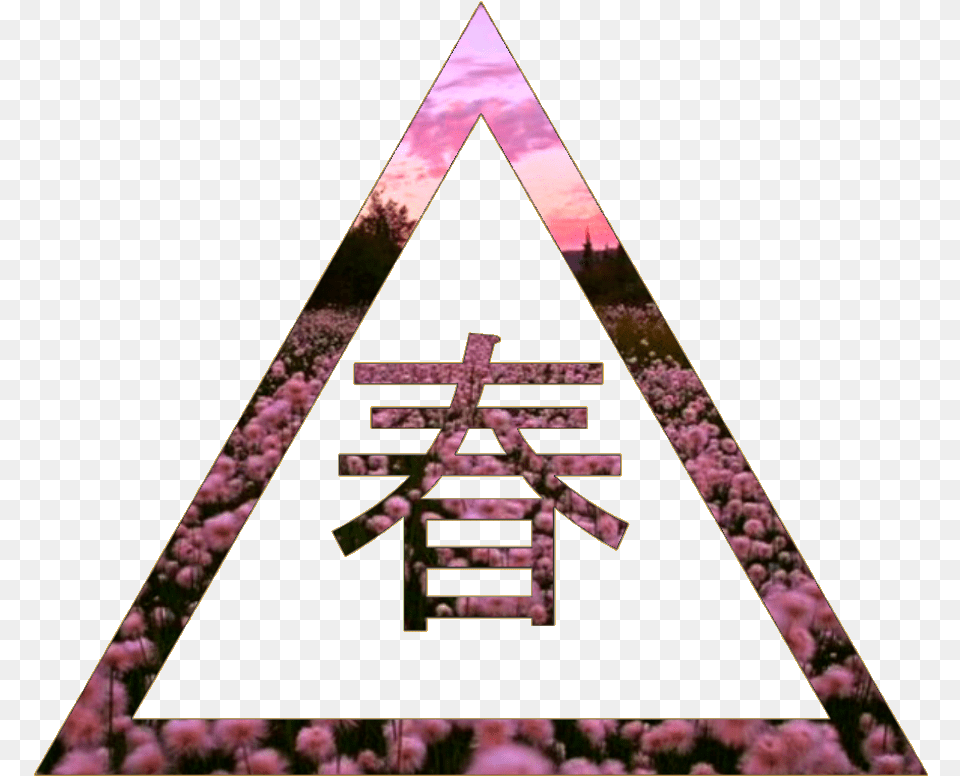 Aesthetic Pixel Girl Vaporwave Objects Vaporwave, Purple, Triangle, Nature, Outdoors Free Png