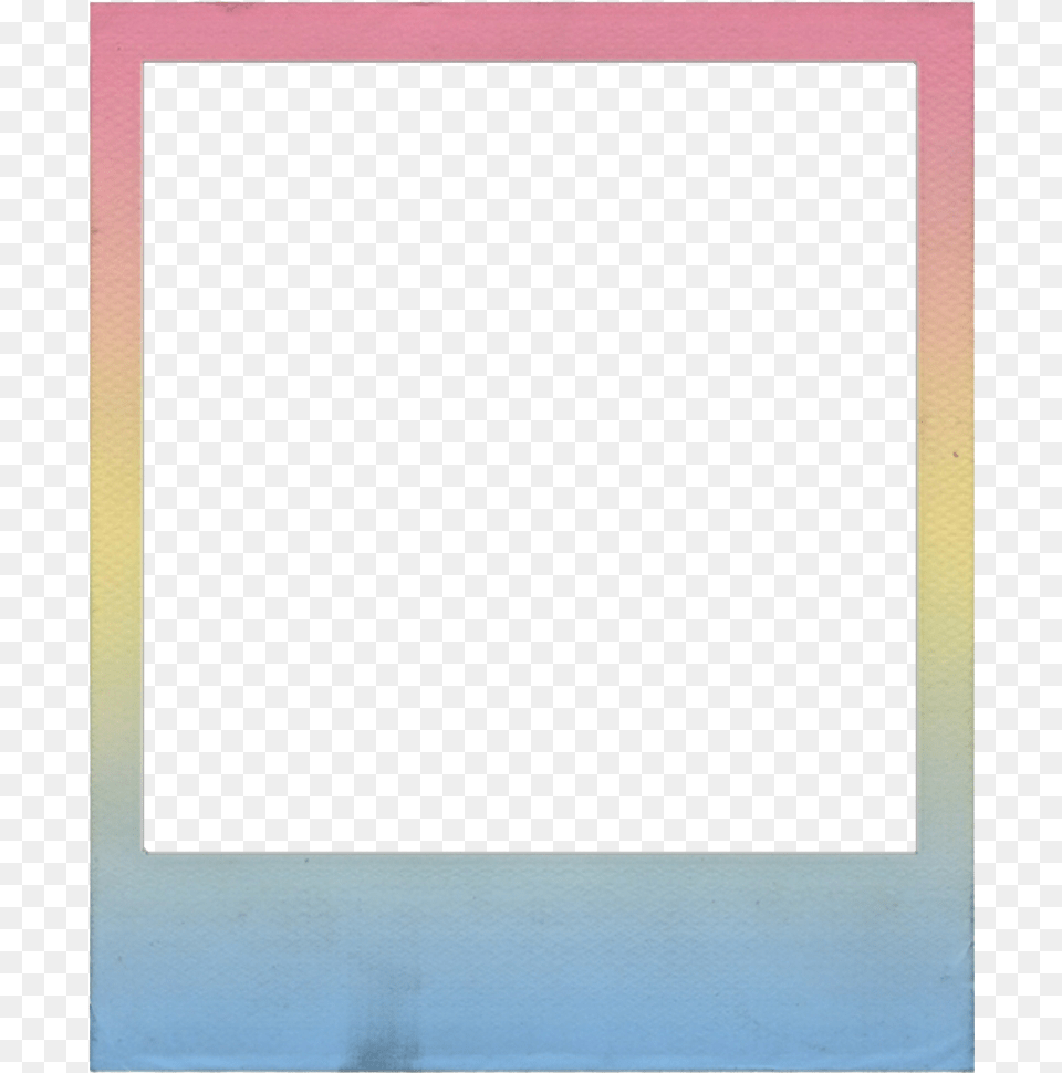 Aesthetic Polaroid Frame Clipart, Electronics, Screen, Blackboard, Computer Hardware Free Png Download