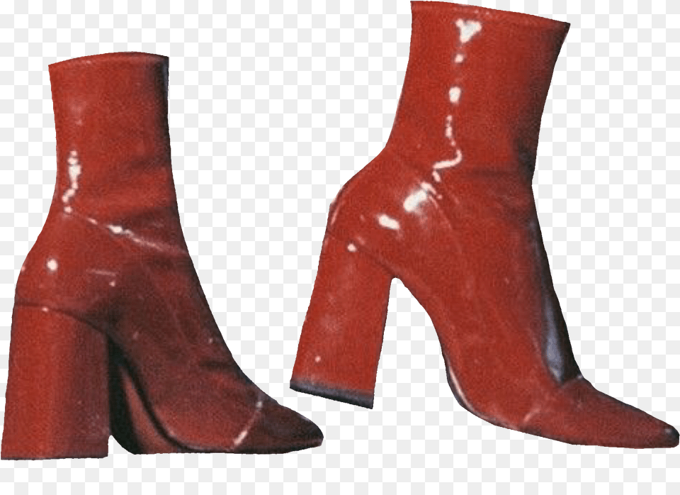 Aesthetic Red Shoes, Clothing, Footwear, High Heel, Shoe Png