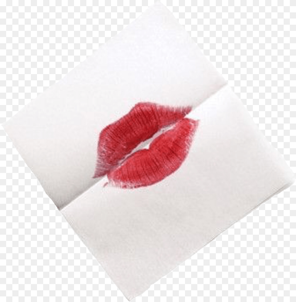 Aesthetic Sticker Pngtumblr Aesthetictumblr Moodboa Lipstick On Tissue, Cosmetics, Adult, Female, Person Free Transparent Png