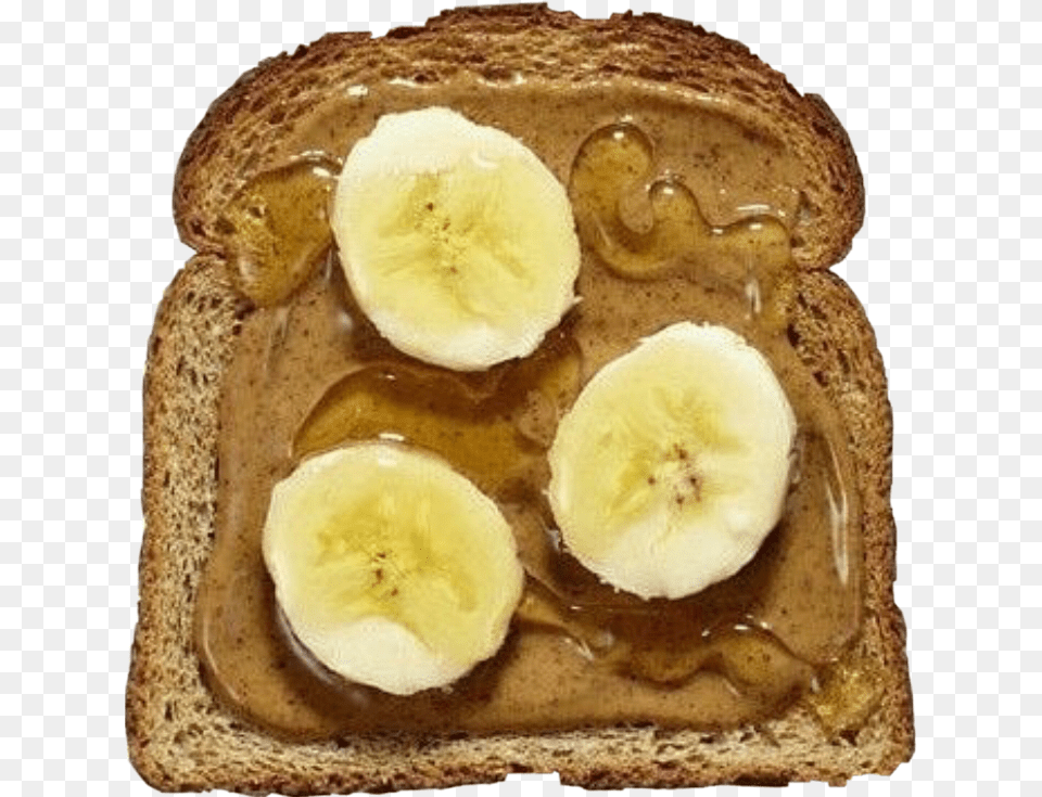 Aesthetic Toast, Bread, Food, Banana, Fruit Free Png