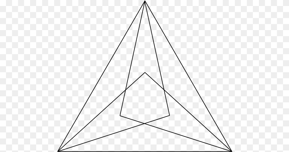Aesthetic Triangle, Gray Free Transparent Png