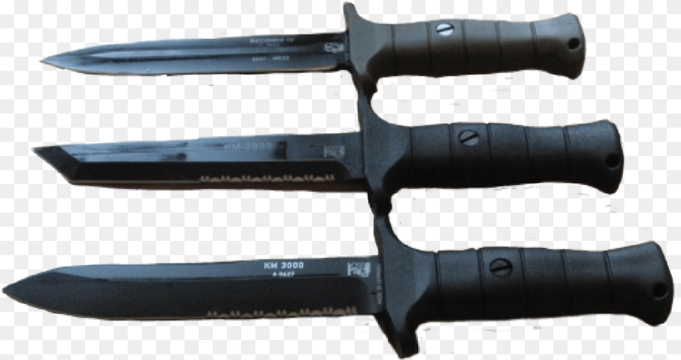 Aesthetic Tumblr Knife Black Bowie Knife, Blade, Dagger, Weapon, Gun Free Png Download