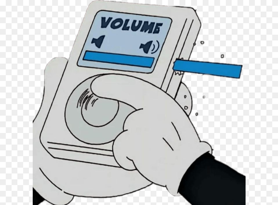Aesthetic Vaporwave Volume Music Loud Cartoon Volume Meme Free Png Download