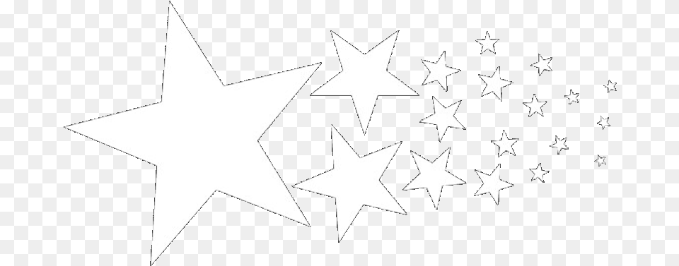 Aesthetic White Stars, Star Symbol, Symbol Free Png Download