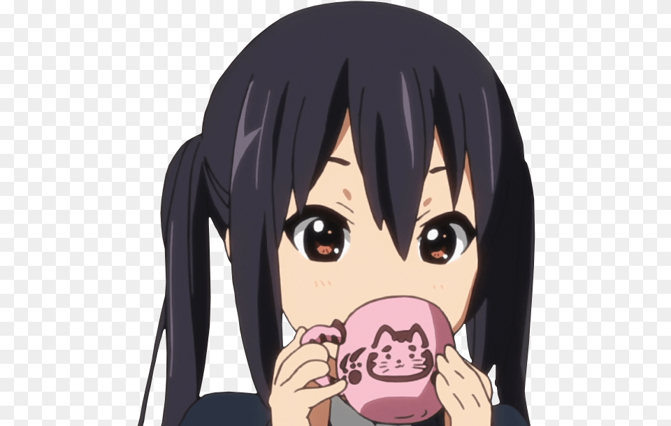 Aesthetically Pleasing Cute Anime Azusa K On Tea, Book, Comics, Publication, Person Png