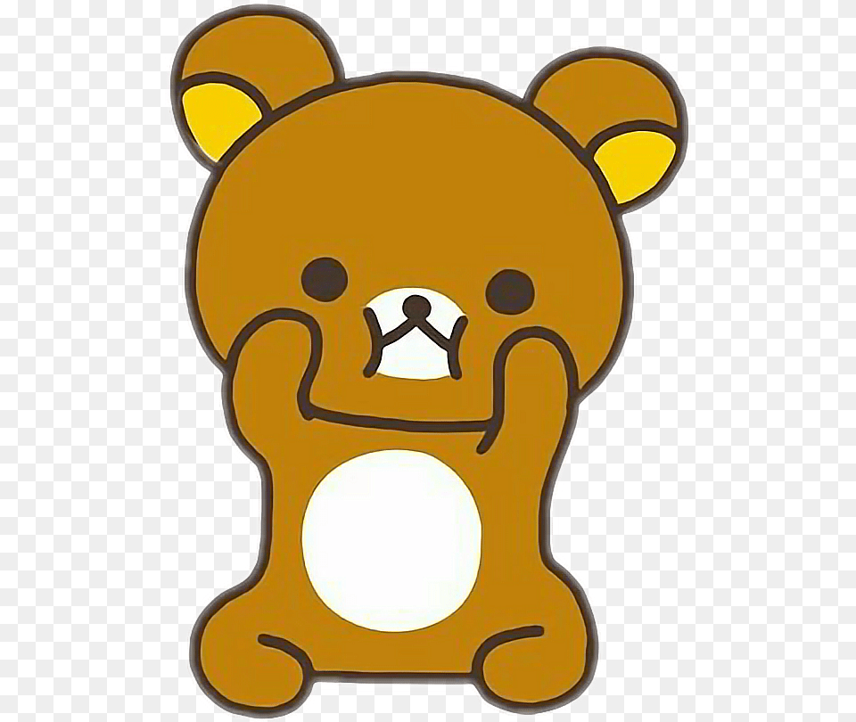 Aestheticrilakkuma Kawaii Rilakkuma Bear, Sticker, Lighting Png Image