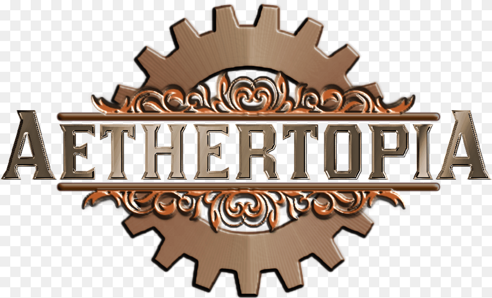 Aethertopia Steampunk Object Transparent, Logo, Badge, Symbol, Architecture Png Image