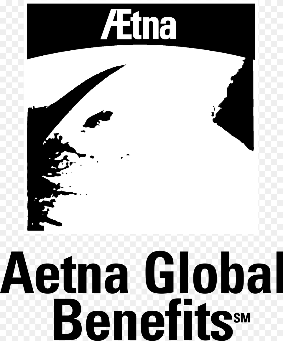 Aetna Global Benefits Logo Black And White Annual General Meeting, Silhouette, Stencil, Adult, Wedding Free Png Download