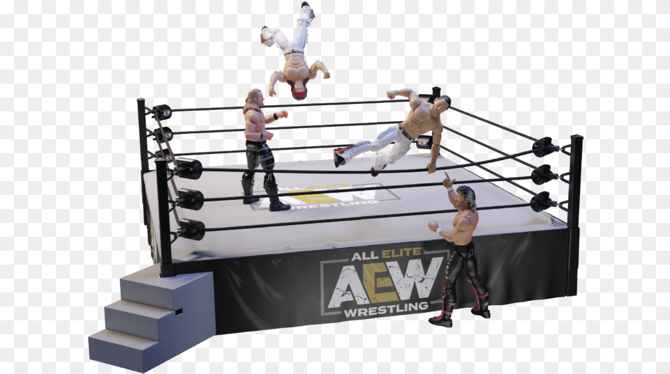 Aew Action Figures List The First Official Line Wwe Authentic Scale Ring, Child, Female, Girl, Person Png