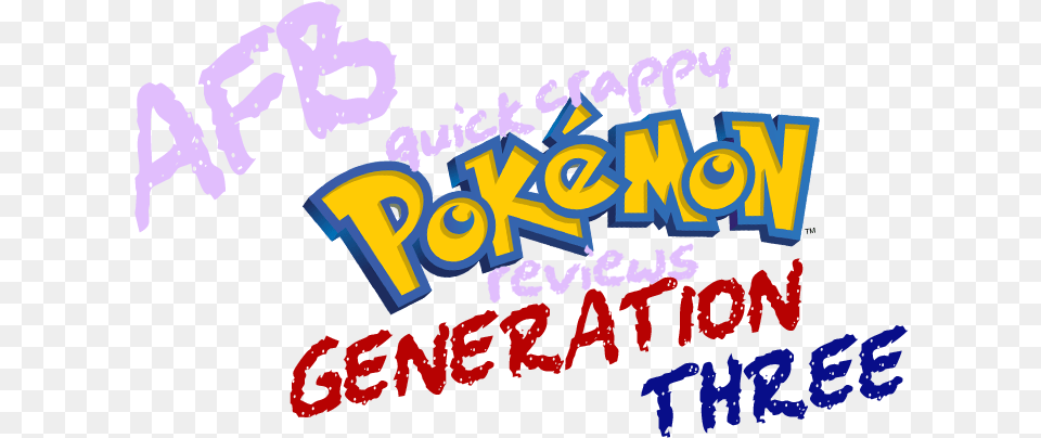 Af Blog Quick Crappy Pokemon Reviews Generation 3 Part 1 Clip Art, Text Png Image