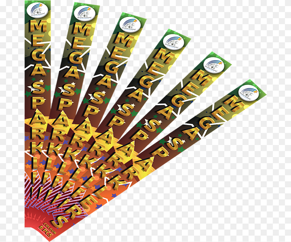 Af Coloured Sparklers 6pk 18 Inch 45cm Paper Product, Food, Sweets, Can, Incense Free Transparent Png