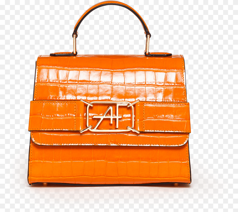 Af Logo Bag With Croc Print Handbag, Accessories, Purse Free Png