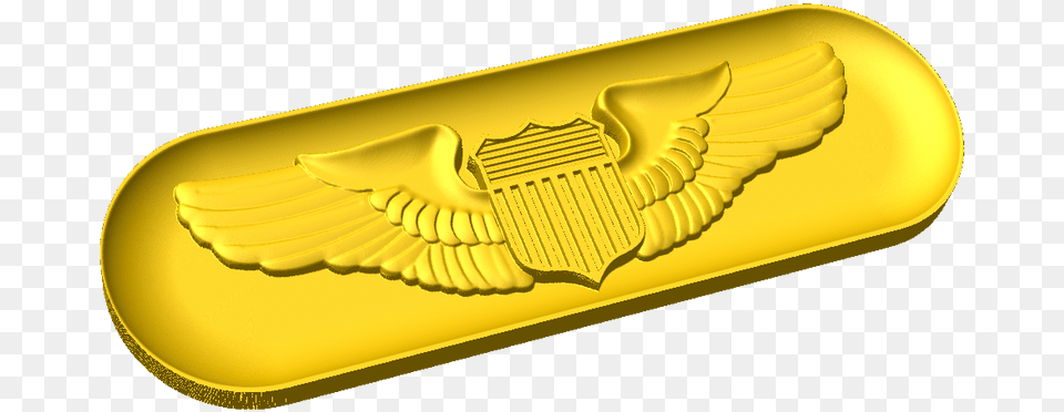Af Pilot Wings B 2 Air Force, Gold Free Png Download