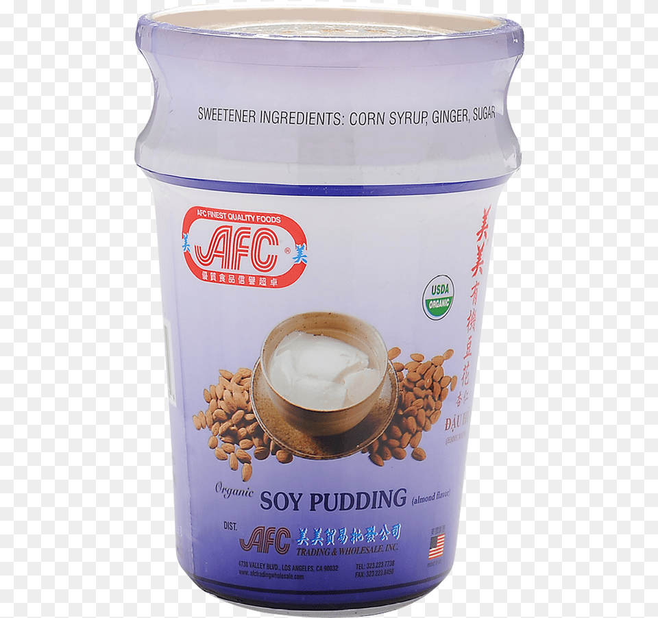 Afc Almond Soy Pudding 34 Oz Roasted Grain Beverage, Dessert, Food, Yogurt, Produce Free Png Download