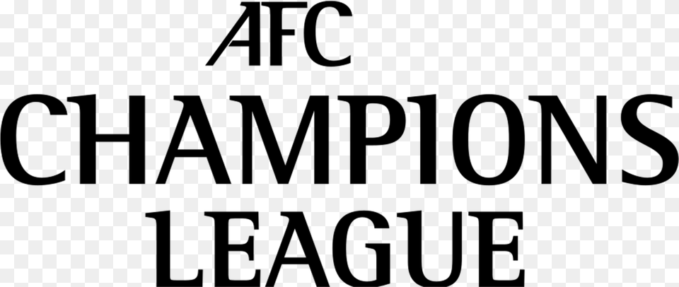 Afc Champions League Logo Afc, Gray Free Transparent Png