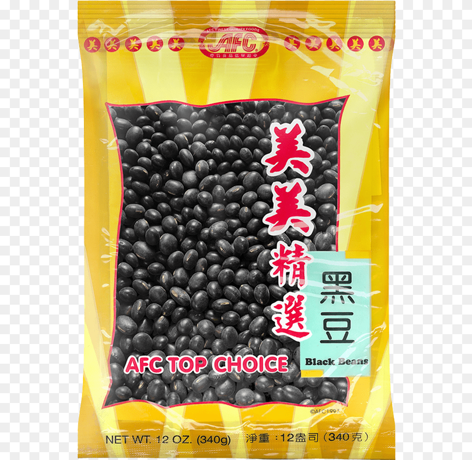 Afc Top Choice Black Beans 12oz Bilberry, Bean, Food, Plant, Produce Png Image