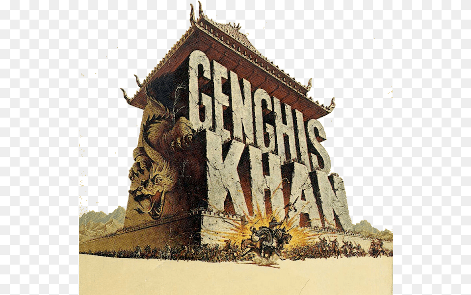 Aff Genghis Khan 1 Temple, Architecture, Art, Building, Painting Png Image