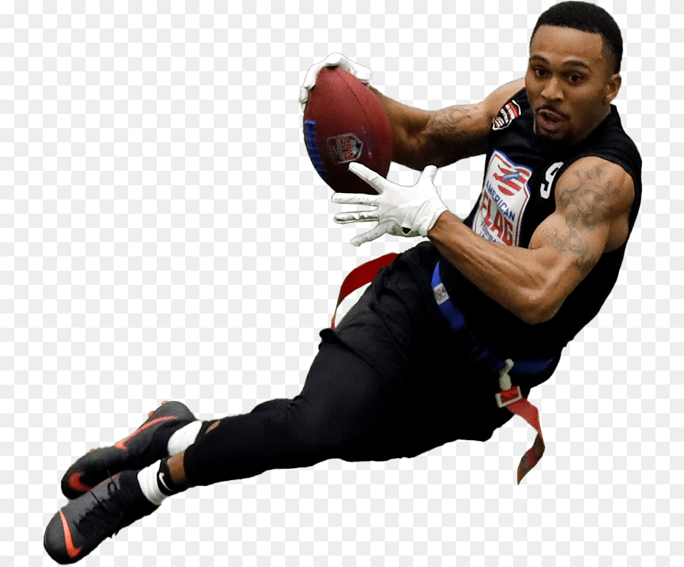 Affl Summer 2021 American Flag Football League Player, Adult, Person, Man, Male Png