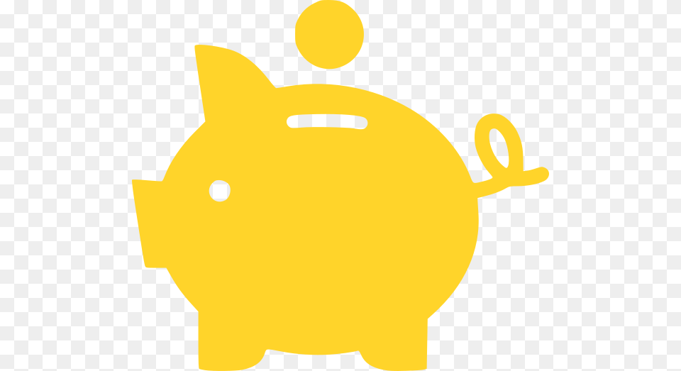 Affordable Advertising Yellow Piggy Bank Clip Art, Piggy Bank, Animal, Fish, Sea Life Free Png