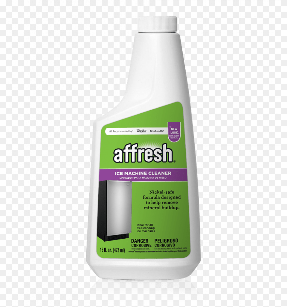Affresh Ice Machine Cleaner, Bottle, Shampoo, Lotion Png