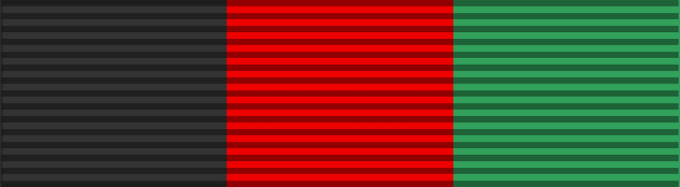 Afg Black Red Green Ribbon Bar Clipart Free Png
