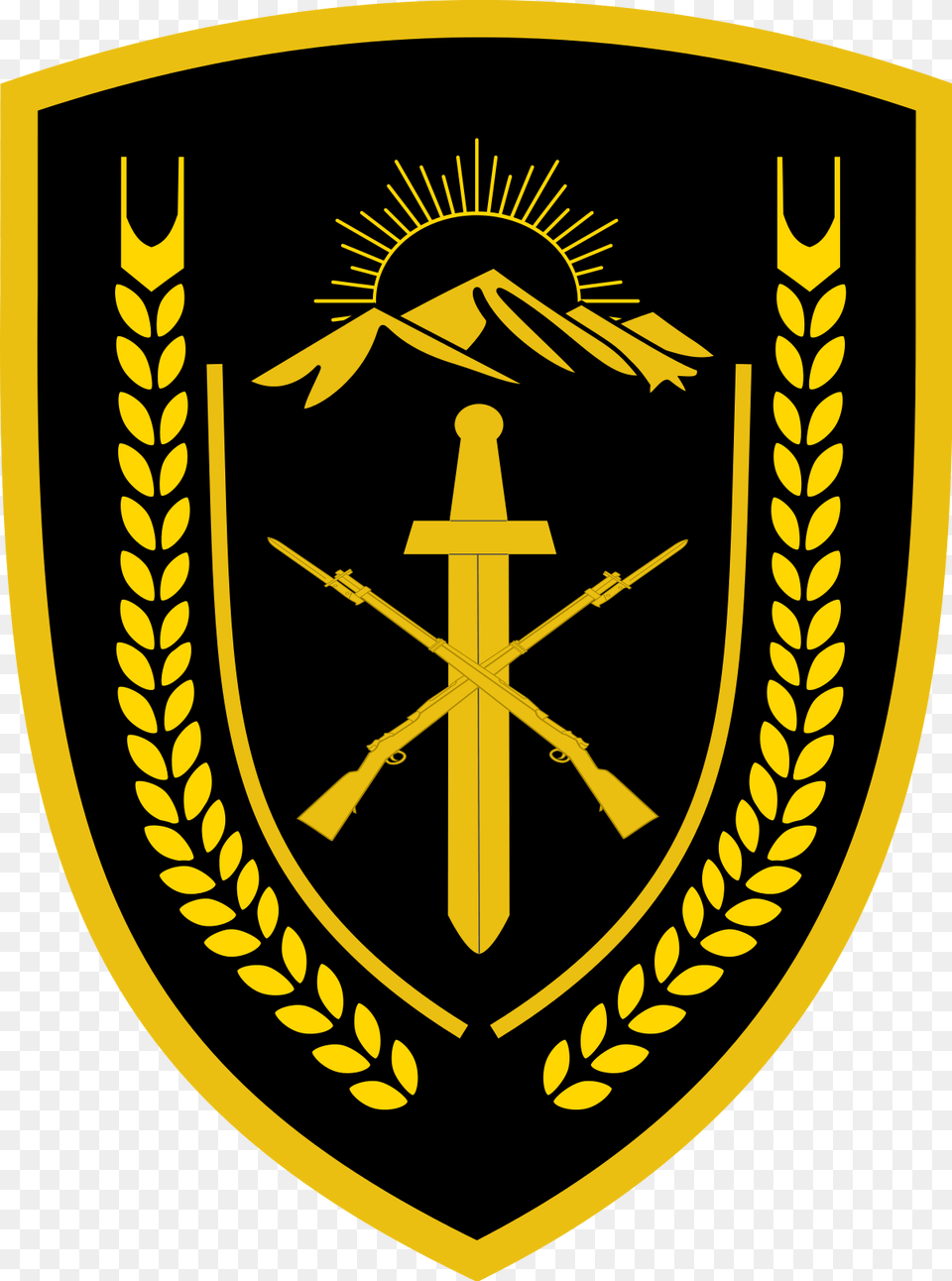 Afghan Army Emblem In Wikimedia Commons, Symbol, Cross Free Png Download