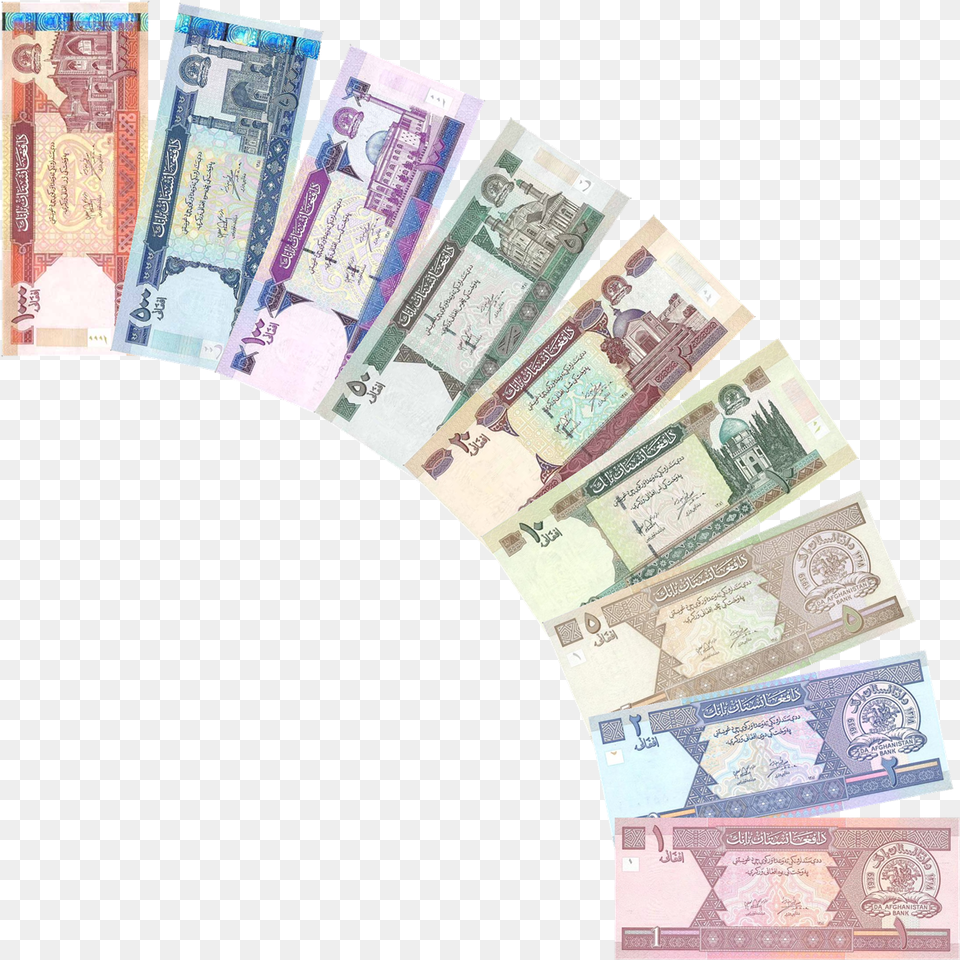 Afghan Currency, Money, Business Card, Paper, Text Free Png