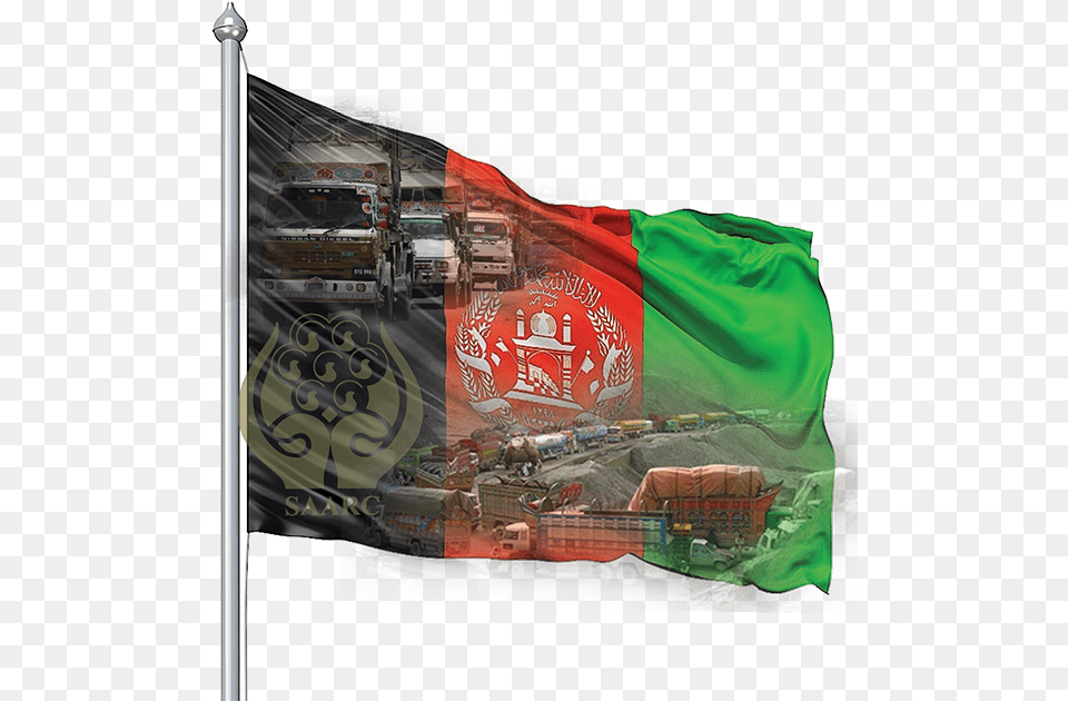 Afghanistan Flag, Machine, Wheel, Transportation, Truck Free Png Download