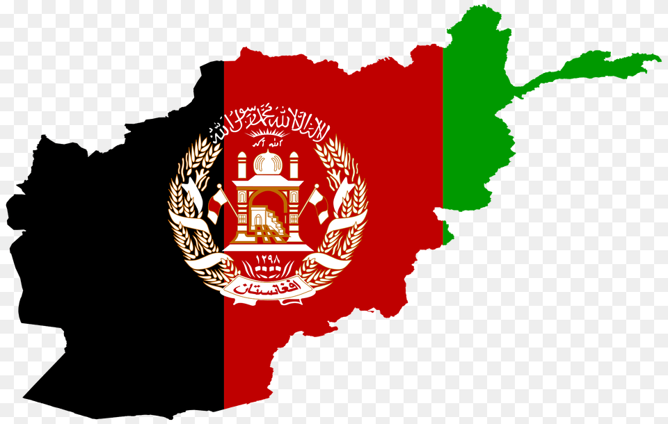 Afghanistan Flag Map Clipart, Logo, Text Png