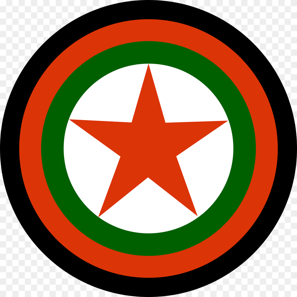 Afghanistan Roundel01 Clipart, Star Symbol, Symbol Free Transparent Png