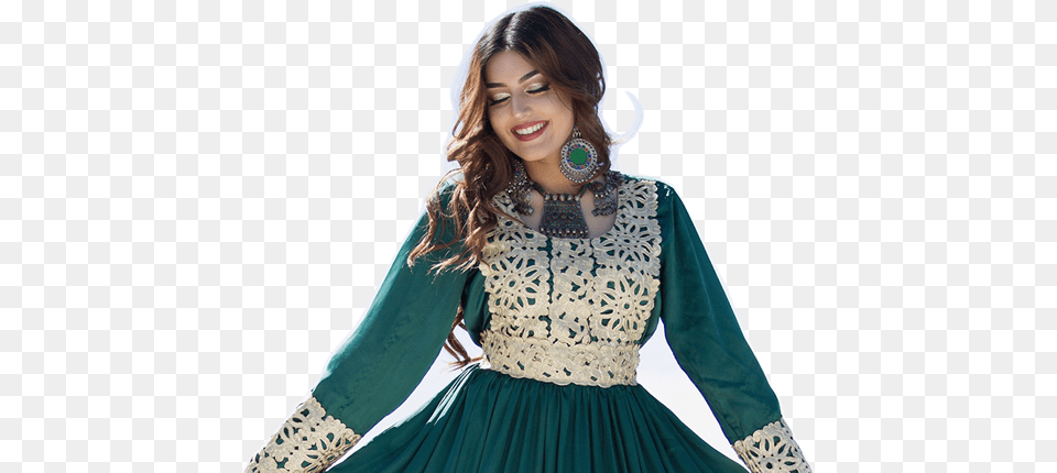 Afhhan Woman Wearing Tradition Clothing Sarah Afghan Clothes, Formal Wear, Female, Person, Sleeve Free Transparent Png