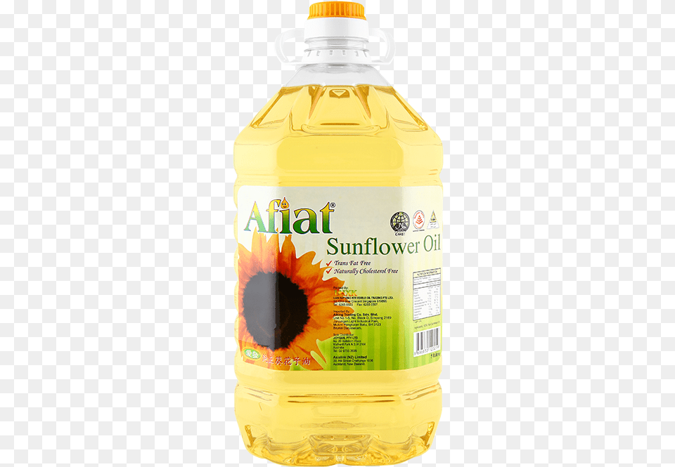 Afiat Sunflower Oil Image Afiat Sunflower Oil, Cooking Oil, Food, Bottle, Shaker Free Png