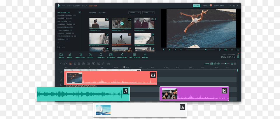 Afinity Video Editing Sample Folders, File, Person, Webpage, Electronics Free Transparent Png