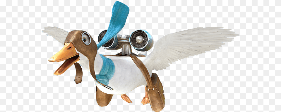 Aflac One Day Pay Logo, Animal, Bird, Duck Free Png Download