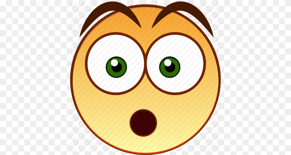 Afraid Emoticon Fear Overwhelmed Shock Smiley Surprised Icon, Food, Plant, Produce, Pumpkin Png Image