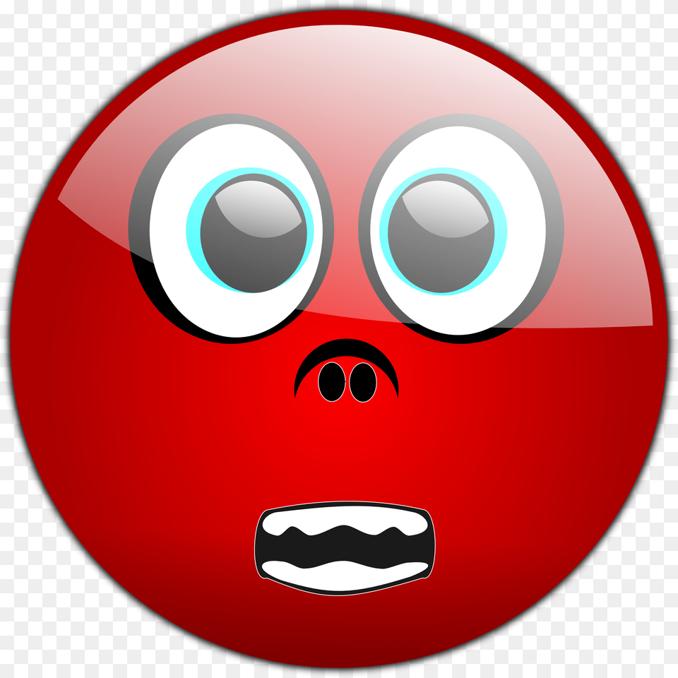 Afraid Face Download Best On X Scary Face Cartoon, Sphere, Disk, Bowling, Leisure Activities Free Png