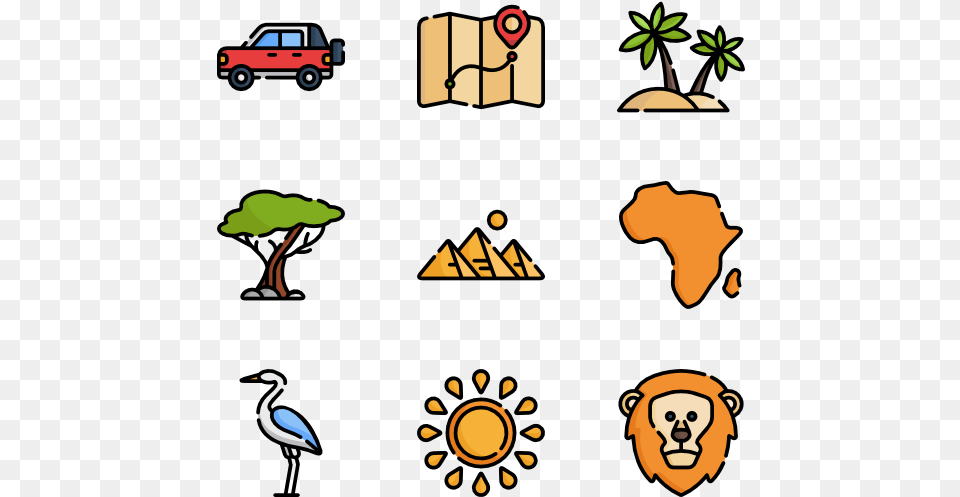 Africa Africa Icon, Animal, Bird, Baby, Person Free Png