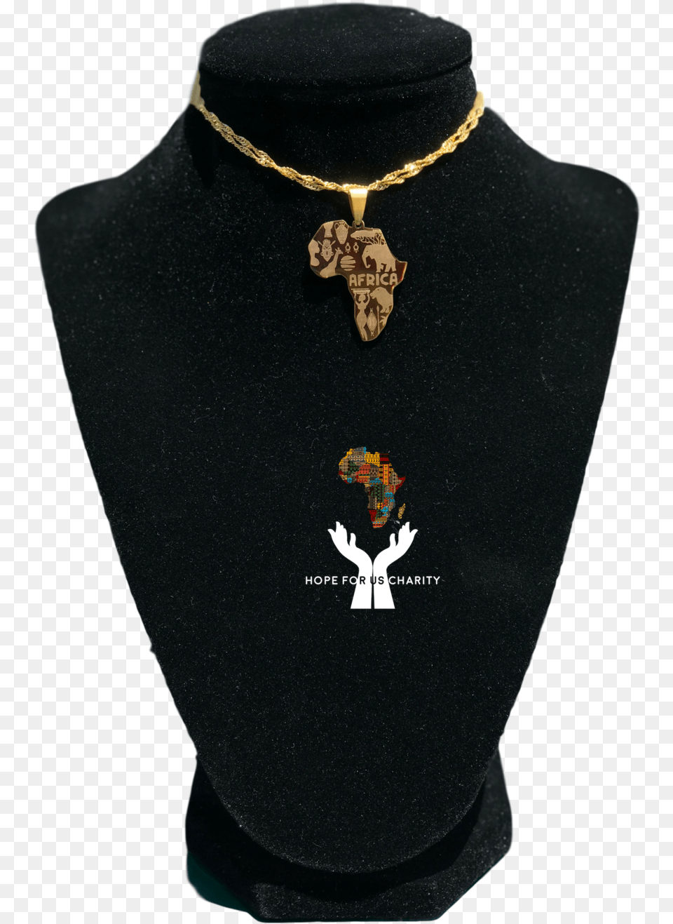 Africa Animals Gold Clipped Rev, Accessories, Pendant, Jewelry, Necklace Free Transparent Png