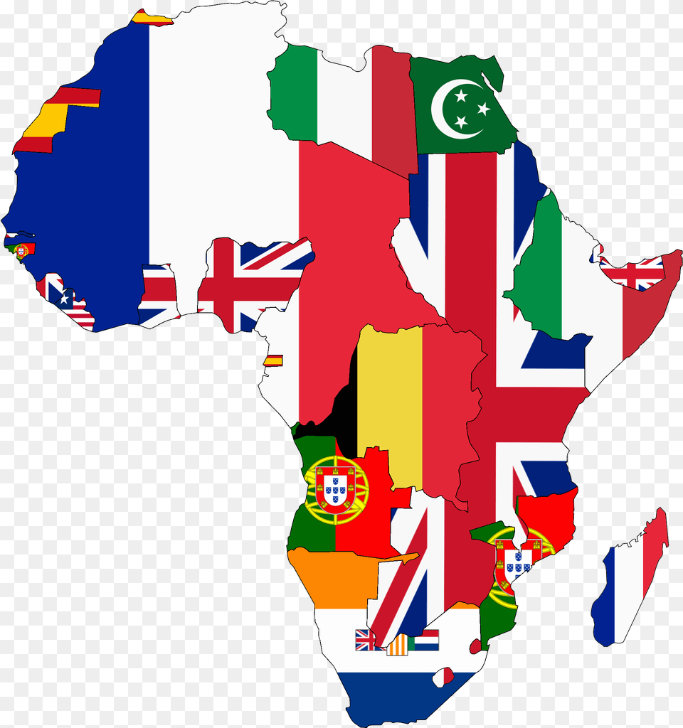 Africa Clipart Imperialism Scramble For Africa Flags, Chart, Plot, Person, Map Free Transparent Png