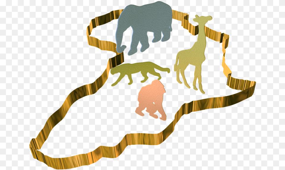 Africa Continent Wilderness Animal World Contour Portable Network Graphics, Baby, Person Png