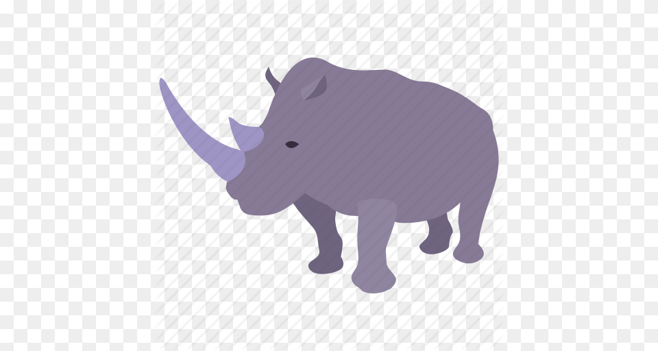Africa Endangered Poaching Protection Rhino Rhinoceros Wild Icon, Animal, Wildlife, Mammal, Kangaroo Png Image
