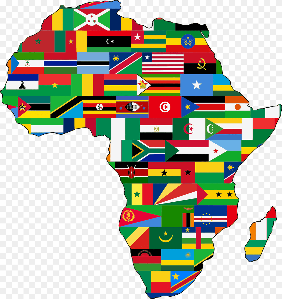 Africa Flags Clipart, Neighborhood, Art, Collage, Dynamite Png Image