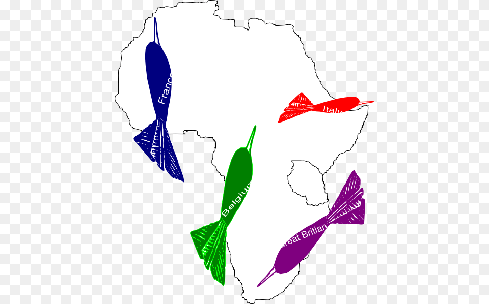 Africa Imperialism Map Clip Arts For Web, Animal, Fish, Sea Life, Shark Png Image