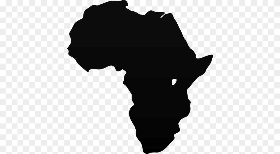 Africa Is Way Bigger Than You Think, Silhouette, Stencil, Clothing, Hoodie Png Image