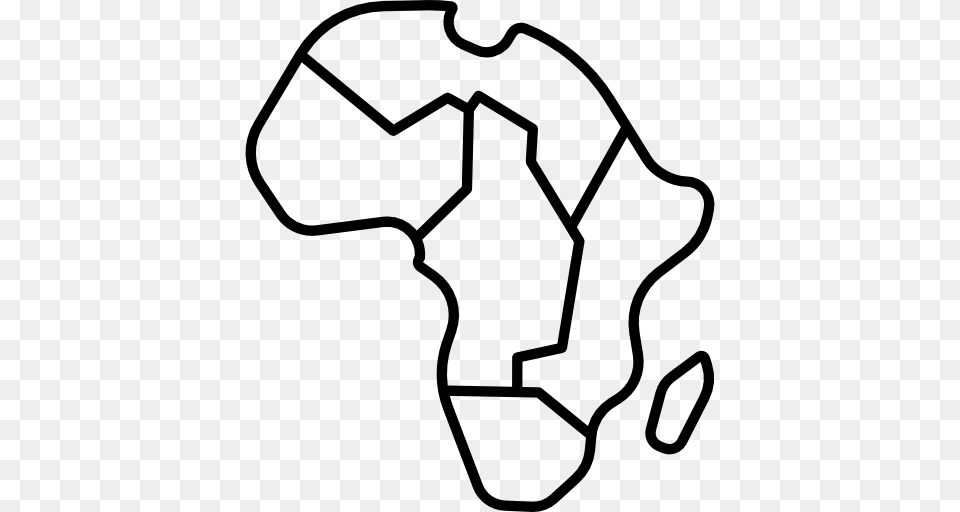 Africa Map, Stencil, Tool, Plant, Lawn Mower Free Png