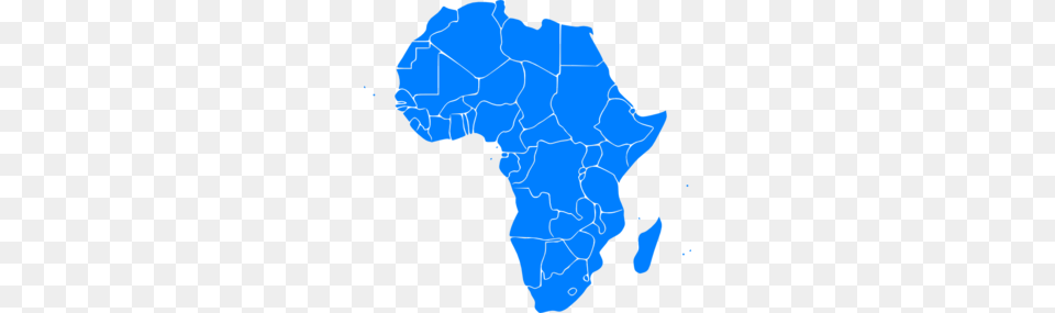 Africa Map Clipart Clip Art, Chart, Plot, Atlas, Diagram Free Png Download