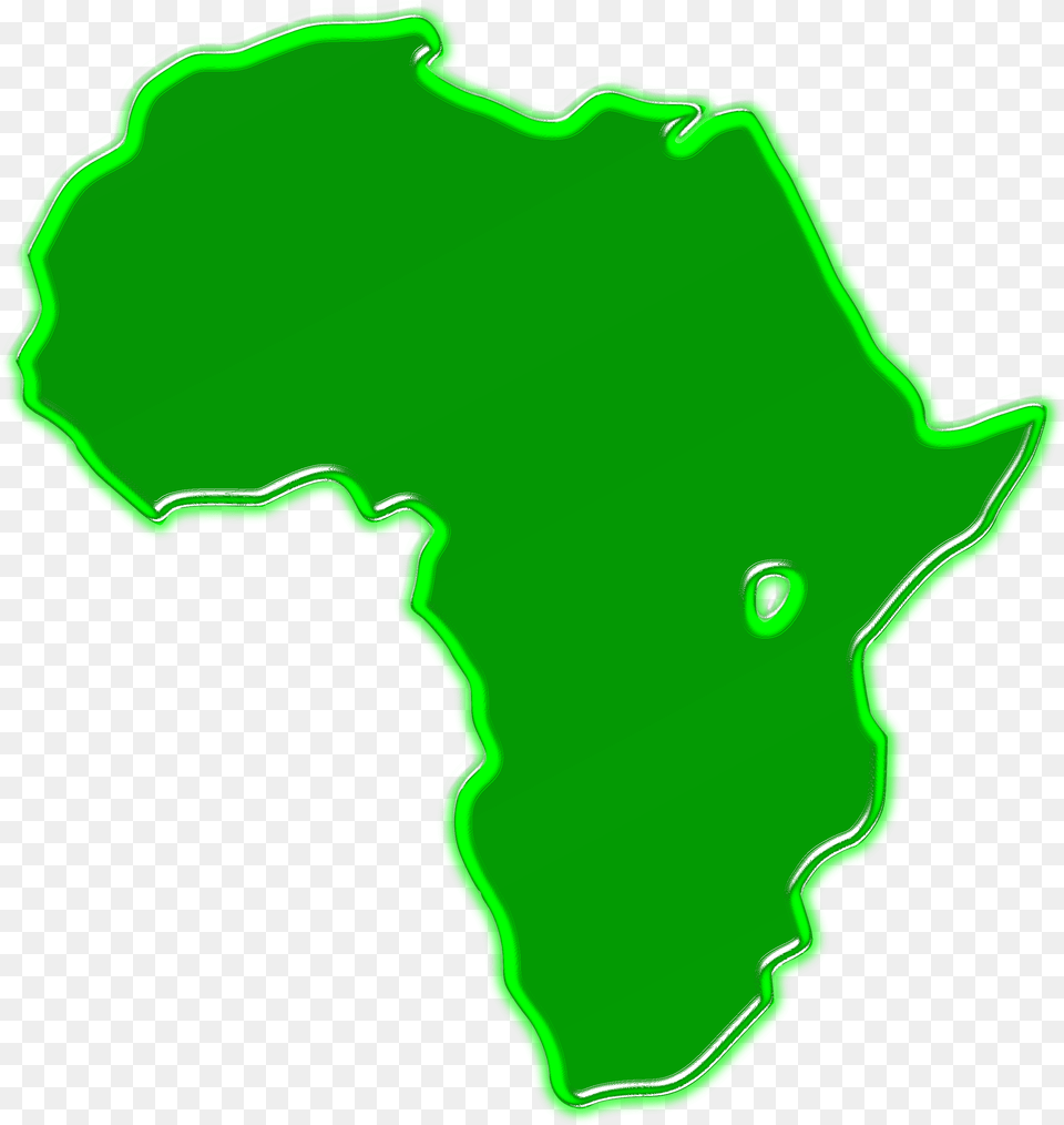 Africa Map Geography World Image Continent Of Africa, Green, Chart, Plot, Food Free Png Download